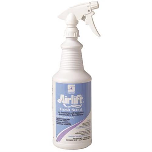 AIR FRESHENER, AIRLIFT, SPARTAN, FRESH SCENT, 1 QT, 12/CT