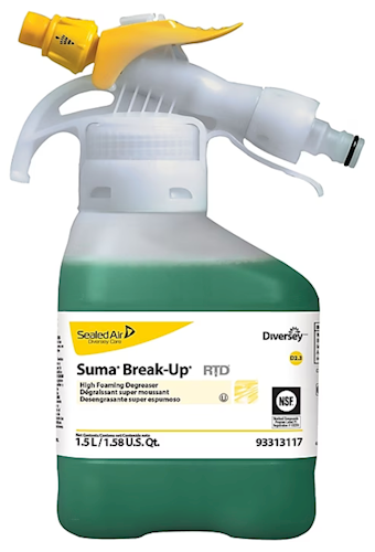 ALL PURPOSE CLEANER / DEGREASER, SUMA BREAK-UP, HIGH FOAMING, 1.5 L, 2/CT